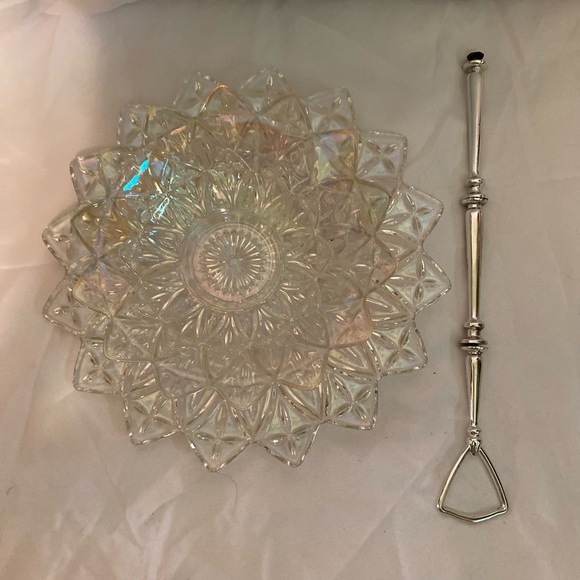 Rainbow crystal three tier candy dish - Picture 12 of 14